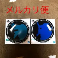 エヴァンゲリオン一番くじ H賞 ガラスプレート2種