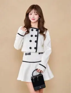 ダーリッチ メルトンパイピングセットアップ ホワイト