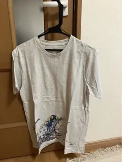 グレー グラフィックプリント Tシャツ Mサイズ