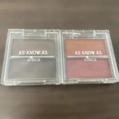 ラ・ファーファ×AS NOW AS オオラカパレット 2色パレット 2個セットのサムネイル