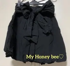 ビッグリボンバルーンスカート My Honey Bee かわいい 姫 ドット水玉のサムネイル