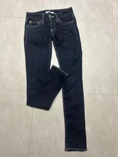 MOUSSY ダークブルー スキニージーンズ 23