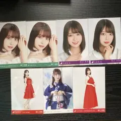 乃木坂46 阪口珠美 生写真 人は夢を二度見る 浴衣 赤白コーデ