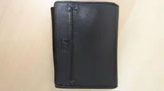 ◆Lee ブラックレザー 二つ折り財布◆
