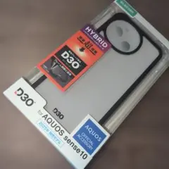 AQUOS sense10用ケース D30 ハイブリッド　ブラックフレームのサムネイル