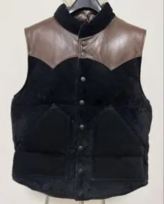 Cushman シープスキン　オールレザーダウンベスト　SIZE M Cushman シープスキン オールレザーダウンベスト SIZE M - メルカリ
