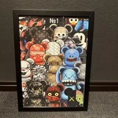 3D絵 ベアブリック MOSCHINO スケボー 絵画 アート パネル 立体絵