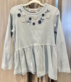 moononnon ムーノンノン 水色 ロンT カットソー 長袖120