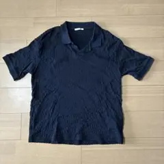 ZARA ポロシャツ ネイビー Lサイズのサムネイル