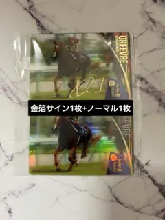 サラブレッドホースコレクション ウエハース オルフェーヴル サイン入り　②