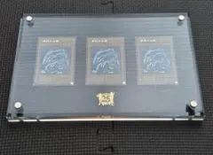 遊戯王 海馬セット 青眼の白龍 シク 3枚 25th ディスプレイ セット