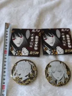 賭ケグルイ 缶バッジ 2種セット桃喰 綺羅莉 桃喰 リリカPOPUP STORE