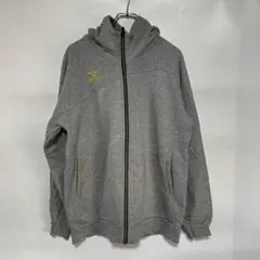 ミズノ ジップアップパーカー フーディースウェット ロゴジッパー