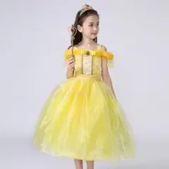 ベル 風 ドレス 100cm ディズニー プリンセス 美女と野獣