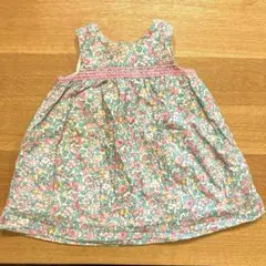 baby GAP 花柄　ノースリーブ　ワンピース 12-18 80cm 春　夏