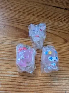 ジュエルペットめじるしアクセサリー　ルビー、ガーネット、エンジェラ3点セット