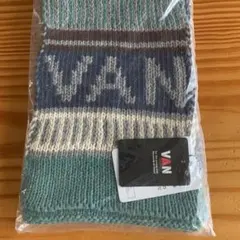 VAN JAC ロゴ入りニットマフラー 新品・未使用品・タグ付き品