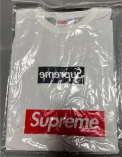Supreme box logo tee ×ギャルソン迷彩