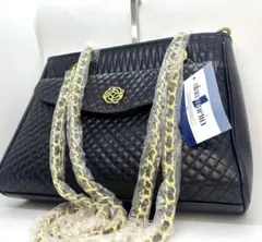 極美品⭐️高級 アランマーティン キルティングチェーン ショルダーバッグ レザー