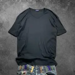 y2k black zip neck rib tee archive cboy - メルカリ