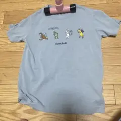 mont-bell ライトブルー Tシャツ 130サイズ
