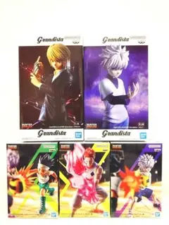 HUNTER×HUNTER　ゴン・キルア・クラピカ・ヒソカ　5体セット売り