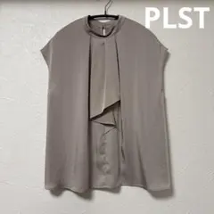 PLST ブラウス 半袖 グレージュのサムネイル