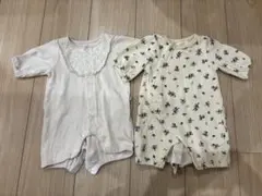 新生児　ロンパース　conoco ２枚　女の子