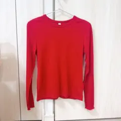 gu シアートップス　赤