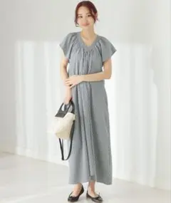 最終価格！ビームスB:MING by BEAMS ギンガムワンピース