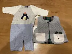 kladskap ロンパース&ベストのセット　約70cm 男の子
