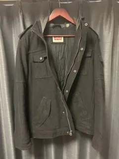Levi's フード付きウールコート ブラックのサムネイル