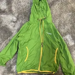 mont-bell キッズパーカー 120cmサイズ 黄緑