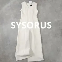 新品タグ付き　SYSORUS/シソラス　Vネック　オールインワン　ワイドパンツ