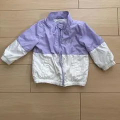 GAP 紫 ホワイト ジップアップジャケット　80センチ