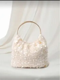 スパンコールハンドバッグ