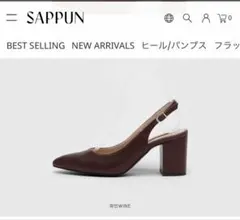 【最終価格】sappun❤️太ヒールストラップパンプス