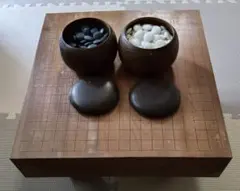 囲碁セット 木製 盤面付き - メルカリ