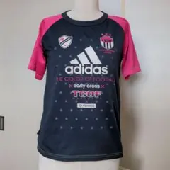 adidas サッカーウェア ネイビー/ピンクＭ