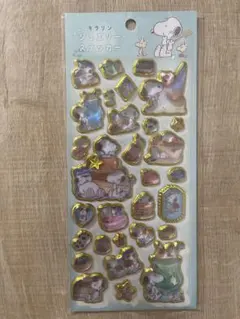 正規品　キラリンジュエリーステッカー　スヌーピー　ボンボンドロップシール