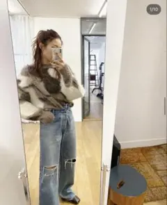 限定お値下 Ungrid アングリッド シャギージャガードニット シャギーニット