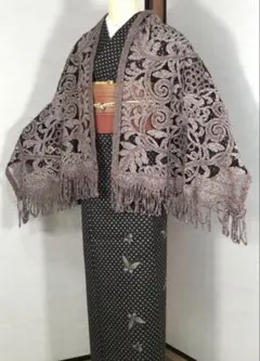 期間限定お値下げ！逸品！ MUGETSU 最高級 チュールレースショール