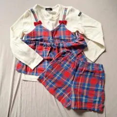 Moujonjon チュニック　カットソー　パンツ　セット 110