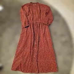 【値下げ】ユニクロ　花柄ワンピース　S