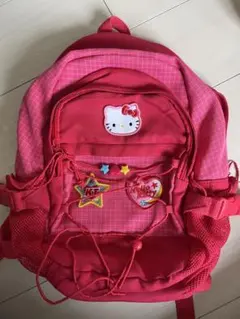 ハローキティ 90s 希少品 巾着 リュック ハンドバッグ レトロ　レア 平成レトロ サンリオ レトロ ハローキティ リュック ビンテージ