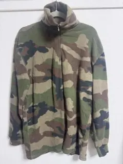 フランス軍　CCEカモ　フリースプルオーバー