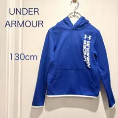 UNDER ARMOUR フード付きパーカー 裏地フリース ブルー