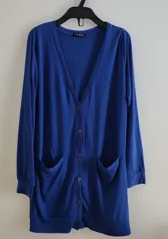 INGNI 青 長袖ロングカーディガン　М