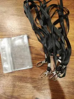 名札ホルダー 日本企画 　 黒, 5枚