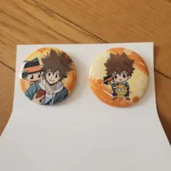 ひこくじREBORN E賞缶バッジ2個セット沢田綱吉